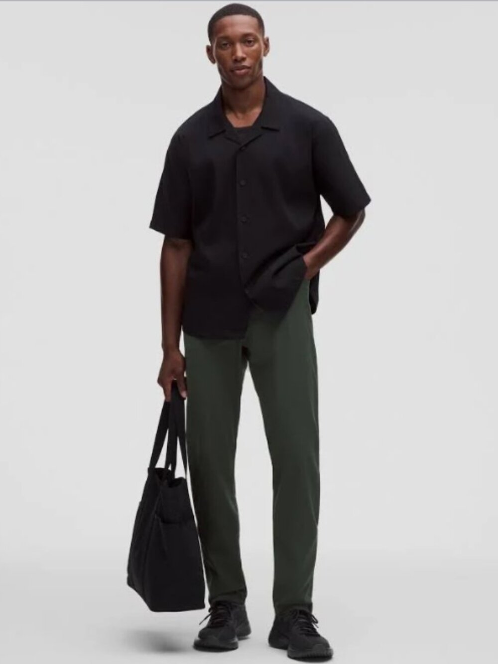 Men's lululemon ABC Classic-Fit Pants 34L Warpstreme Green Twill (GNTW)